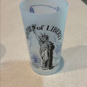 Statue of Liberty Frosted Glass